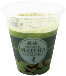 抹茶+黒糖ゼリー